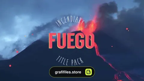 پروژه افترافکت تایتل آماده Fuego
