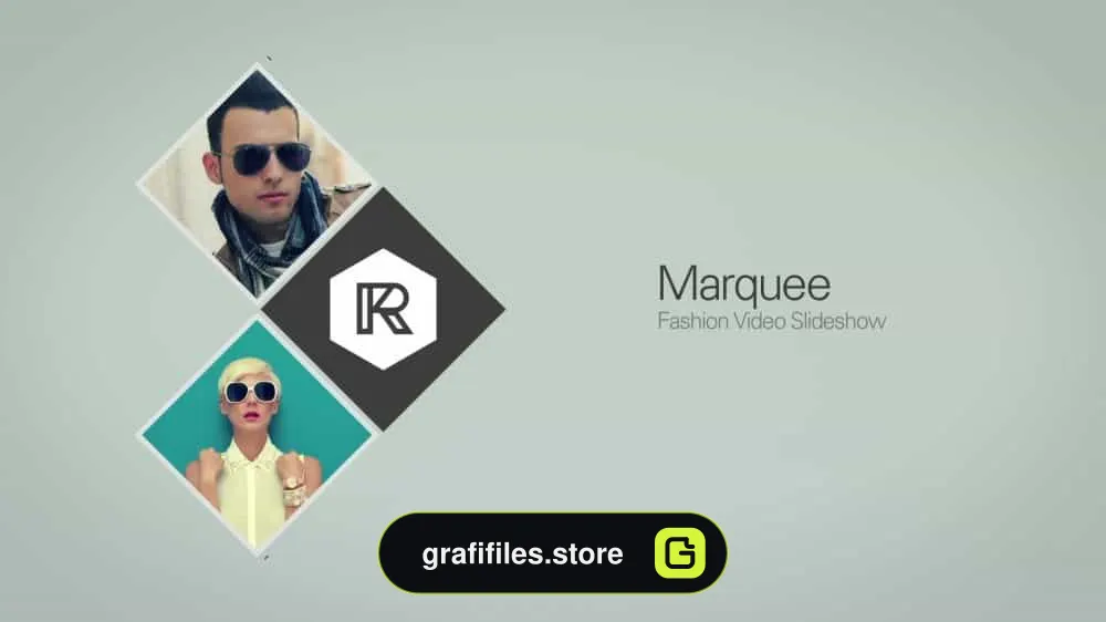 پروژه افترافکت اسلایدشو Marquee