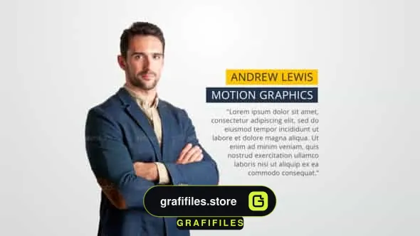 پروژه افترافکت کلیپ نمایش نمونه کار Portfolio Promo