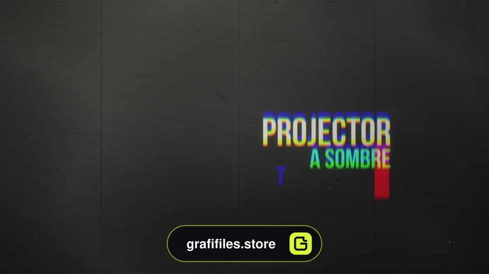 پروژه افترافکت تیتراژ فیلم Projector
