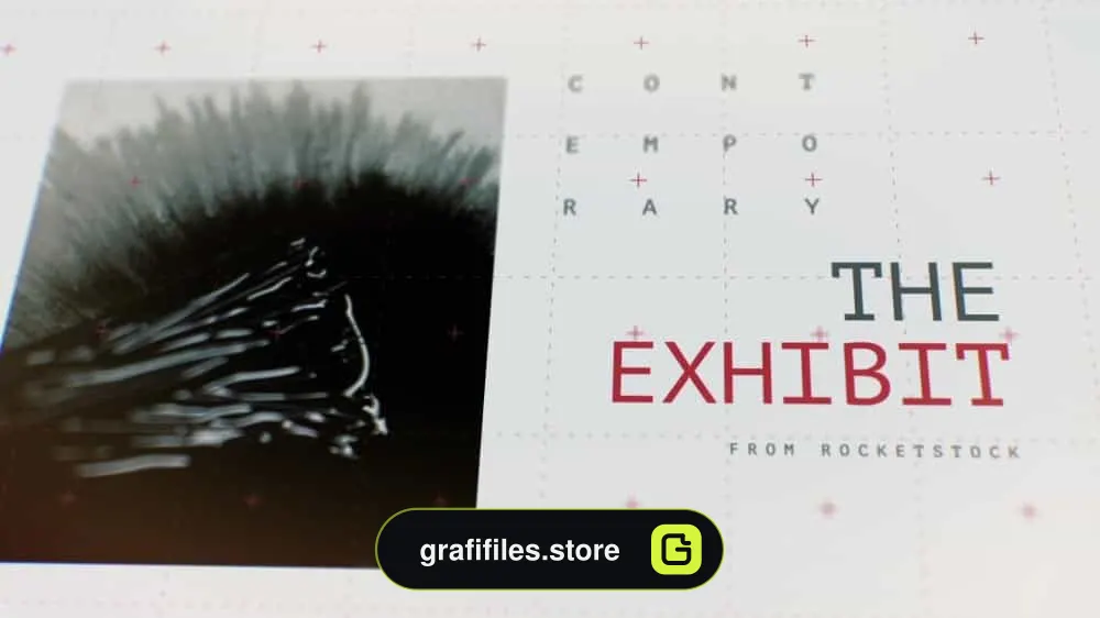 پروژه افترافکت تیتراژ تایپوگرافی The Exhibit