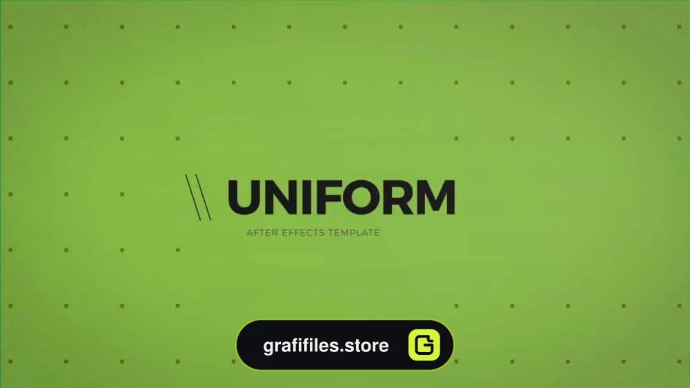 پروژه افترافکت اسلایدشو Uniform