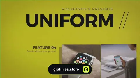 پروژه افترافکت اسلایدشو Uniform