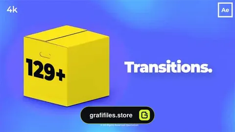 پروژه افترافکت مجموعه 129 ترانزیشن Transitions