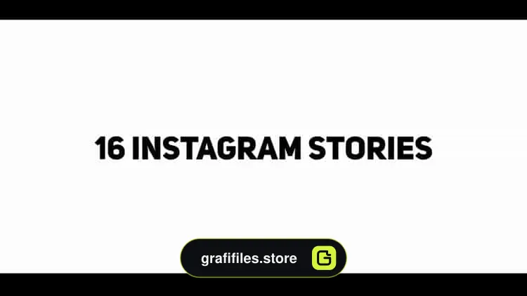 پروژه افترافکت 16 استوری اینستاگرام Instagram Stories