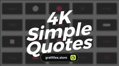 پروژه افترافکت نقل قول سخن بزرگان 4k Simple Quotes-2