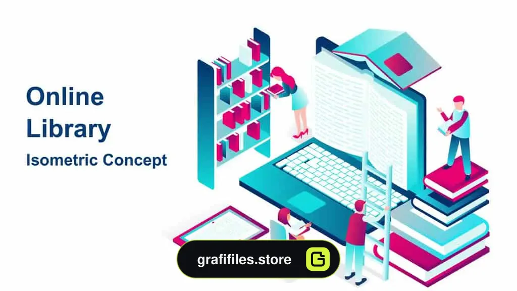 تیزر موشن گرافیک کتابخانه آنلاین Online Library