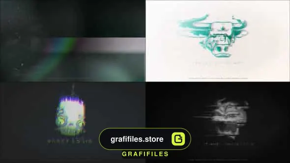 پروژه افترافکت نمایش لوگو پارازیت Aphex Glitch Logo Reveal