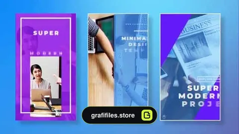 پروژه افترافکت استوری اینستاگرام Business Instagram Stories