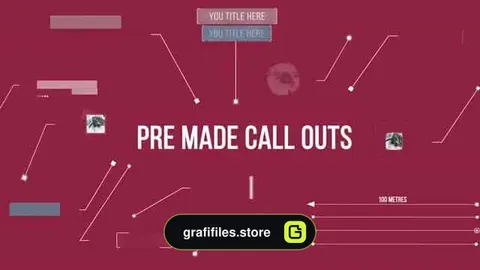 پروژه افترافکت اینفوگرافی Call Outs Design Pack