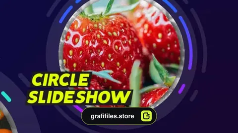 پروژه افترافکت اسلایدشو دایره ایی Circle Slideshow