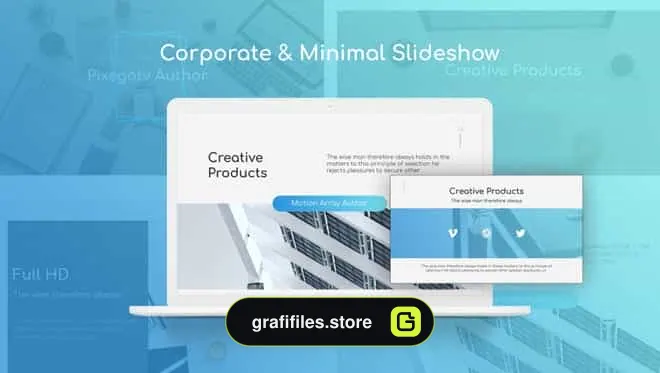 افترافکت اسلایدشو Corporate & Minimal Slideshow
