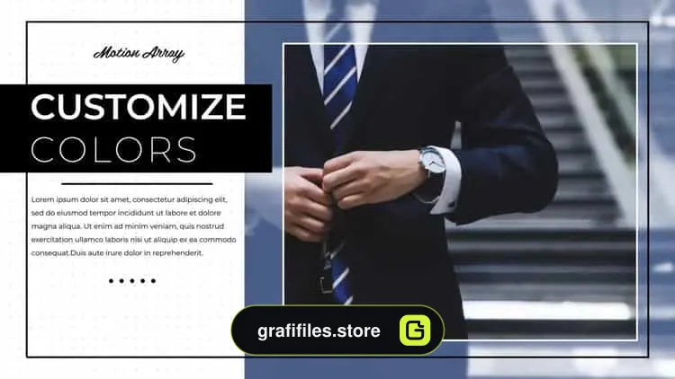 پروژه افترافکت معرفی محصولات Corporate Presentation II