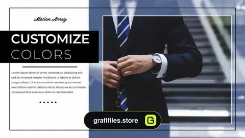 پروژه افترافکت معرفی محصولات Corporate Presentation II