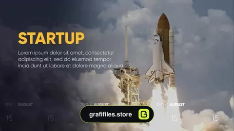 پروژه افترافکت اسلایدشو معرفی تاریخچه Corporate Slideshow – History Timeline