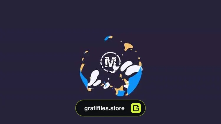 پروژه افترافکت نمایش لوگو Fluid Logo