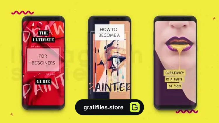 پروژه افترافکت استوری اینستاگرام Instagram Stories Aesthetic
