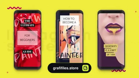 پروژه افترافکت استوری اینستاگرام Instagram Stories Aesthetic