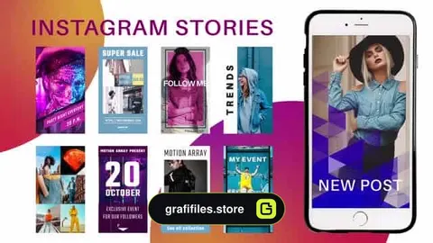 پروژه افترافکت استوری اینستاگرام Instagram Stories