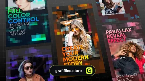 پروژه افترافکت استوری اینستاگرام Instagram Stories III