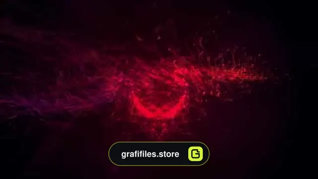 پروژه افترافکت نمایش لوگو پارتیکل Logo Particle