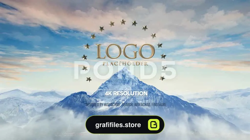 پروژه افترافکت آرم استیشن سینمایی Mountain Film Logo 2 With 4K Resolution