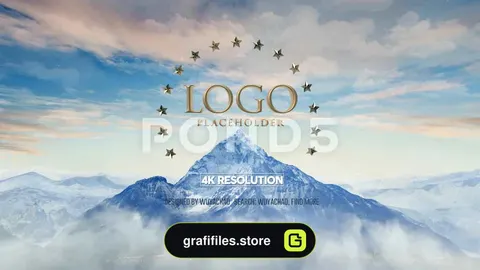 پروژه افترافکت آرم استیشن سینمایی Mountain Film Logo 2 With 4K Resolution