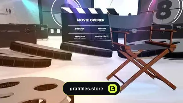 پروژه افترافکت وله سینمایی Movie Opener