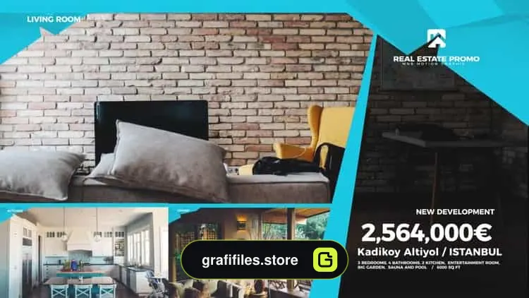 پروژه افترافکت تبلیغاتی مشاور املاک Real Estate