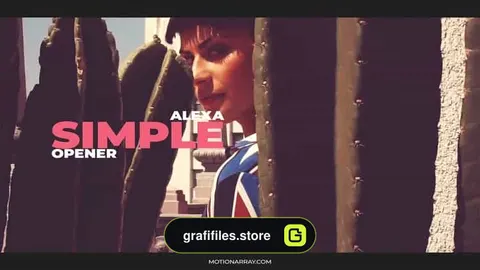پروژه افترافکت وله Simple Opener II