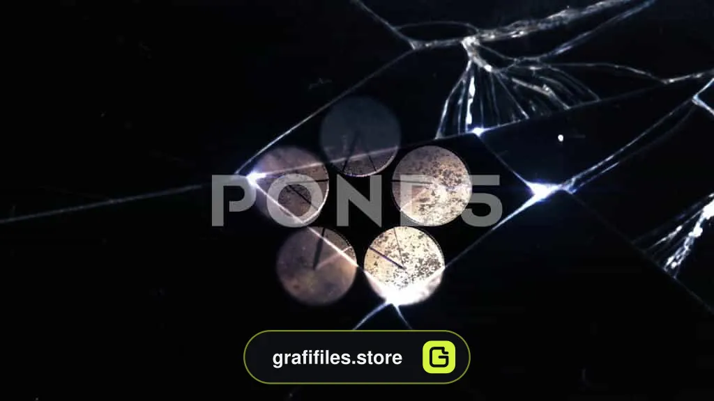 پروژه افترافکت نمایش لوگو با شکستن شیشه Smash Glass Logo
