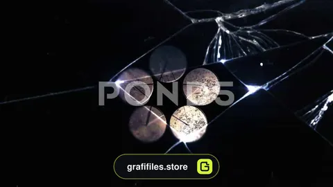 پروژه افترافکت نمایش لوگو با شکستن شیشه Smash Glass Logo
