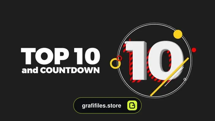 پروژه افترافکت وله نمایش تاپ تن Top 10 Videos And Countdown