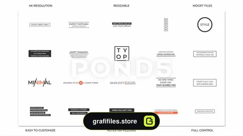 پروژه افترافکت تایتل Typo