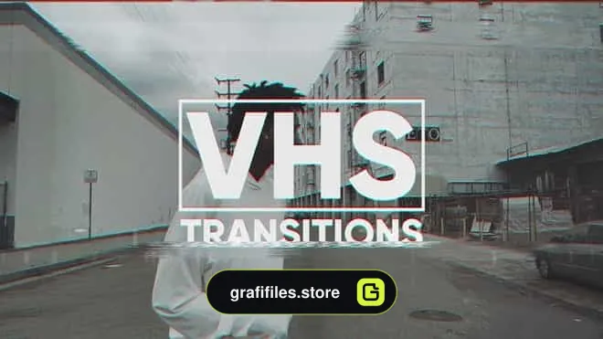 پروژه افترافکت ترانزیشن VHS Transitions