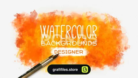 مجموعه ابزار ساخت بک گراند های انیمیشن آبرنگی Watercolor Background Designer