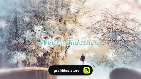 پروژه افترافکت اسلایدشو زمستانی Winter Slideshow