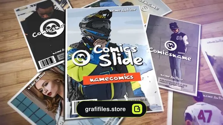 پروژه افترافکت اسلایدشو کمیک بوک Comics Slide V.2