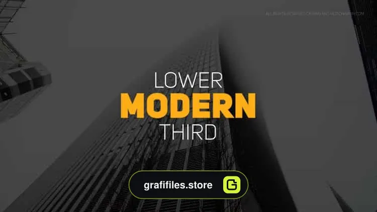 پروژه افترافکت زیرنویس Lower Thirds