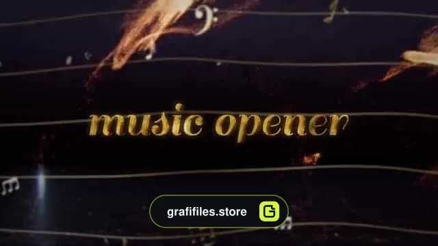 پروژه افترافکت وله جشنواره موسیقی Music Opener