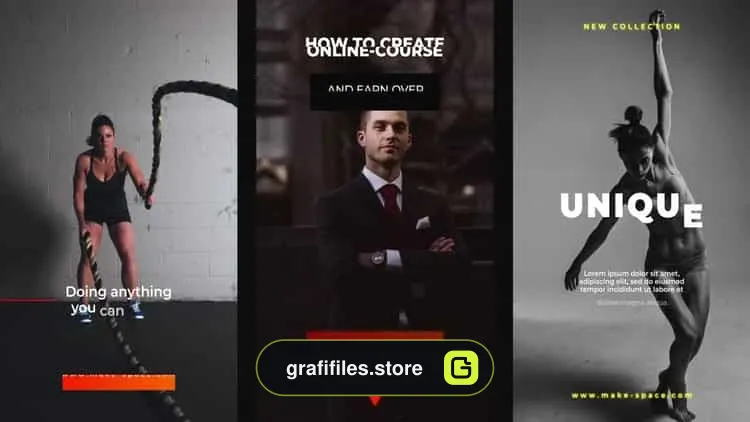 پروژه افترافکت استوری اینستاگرام Instagram Stories v.2