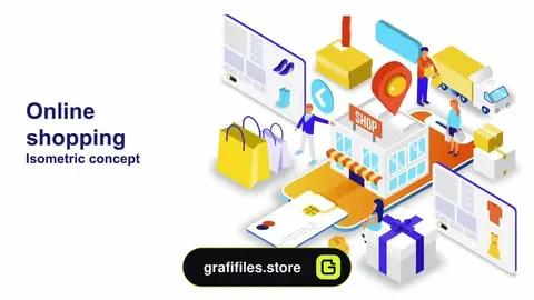 تیزر آماده موشن گرافیک فروشگاه اینترنتی