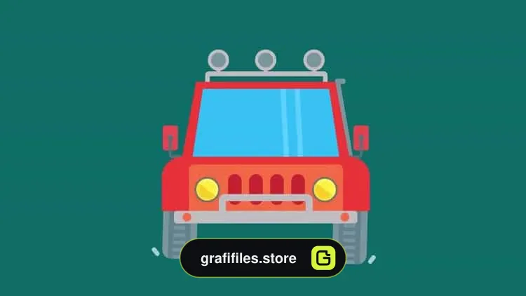 پروژه آماده موشن گرافیک ماشین Vehicle Animations Pack