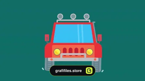 پروژه آماده موشن گرافیک ماشین Vehicle Animations Pack