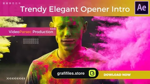 پروژه افترافکت وله Trendy Elegant Opener Intro