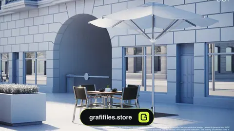 مدل سه بعدی وسایل خیابان