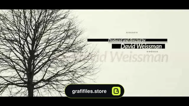 پروژه افترافکت تیتراژ فیلم Abstract Movie Opener