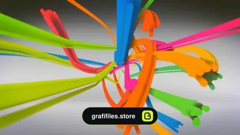 پروژه افترافکت نمایش لوگو Colorful Logo Reveal