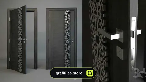 دانلود مدل سه بعدی در و پنجره