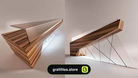 مدل سه بعدی مبلمان اداری